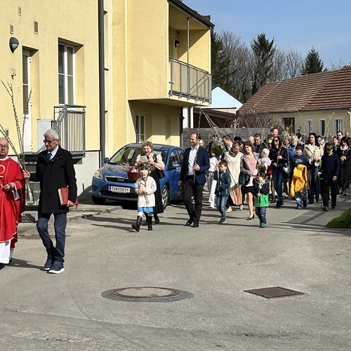 Palmweihe und Prozession