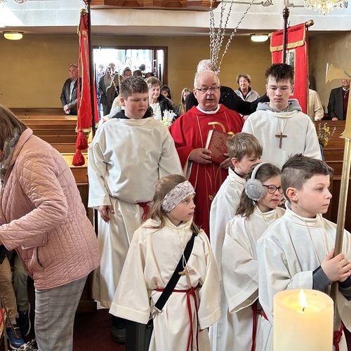 Palmweihe und Prozession