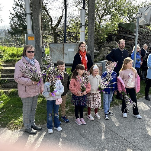 Palmweihe und Prozession